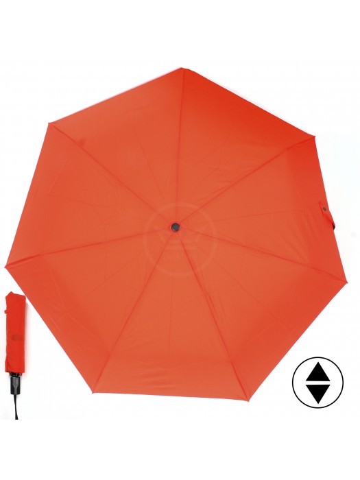 Зонт женский ТриСлона-L 3765D,  R=58см,  суперавт;  7спиц,  3слож,  полиэстер,  без рис,  алый 157322