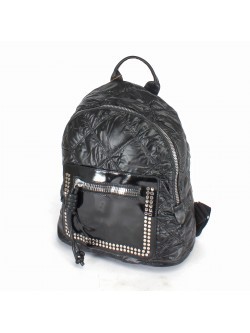 Рюкзак жен текстиль+иск/кожа BT-В 3683D, 1отд, 1внеш, 3внут/карм, черный SALE 241706