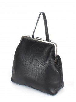Рюкзак жен натуральная кожа RM-H-8211, 1отд, плечевой ремень, черный 243755