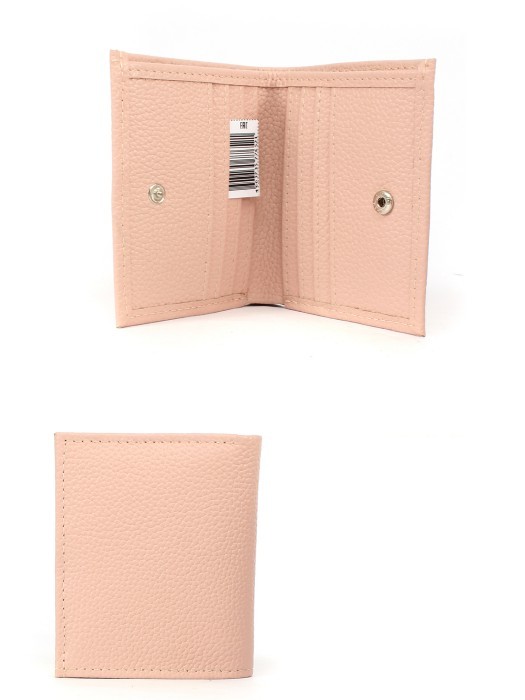 Портмоне женское Croco-ПР-905 натуральная кожа 2 отд,  8 карм,  розовый флотер (114)  255742