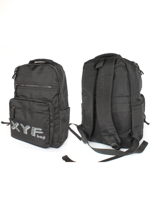 Рюкзак MF-9049,  молодежный,  1отд,  3внутр+6внеш.карм,  черный SALE 256515