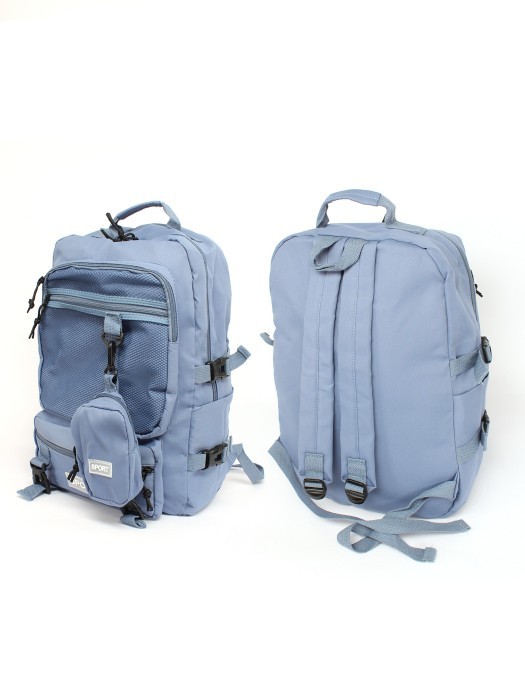 Рюкзак Battr-5102 текстиль,  1отд,  5внеш,  1внут/карм,  индиго 256627