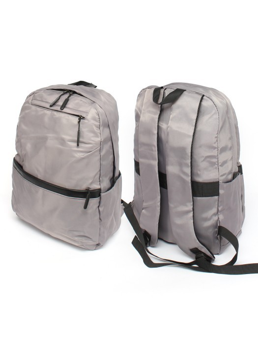 Рюкзак Battr-9108 текстиль,  1отд+отд/ноут,  4внеш/карм,  серый 256629