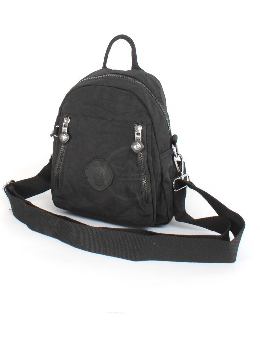 Рюкзак жен текстиль BoBo-8304-8  (сумка-change),  1отд.2внеш,  2внут/карм,  черный 258133