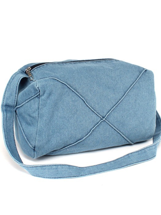 Сумка женская текстиль JN-76-8164,  1отд,  плечевой ремень,  голубой джинс 260092