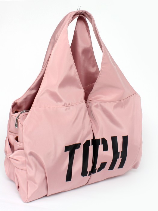 Сумка женская текстиль BoBo-0688 (touch),  1 отдел,  розовый 260644