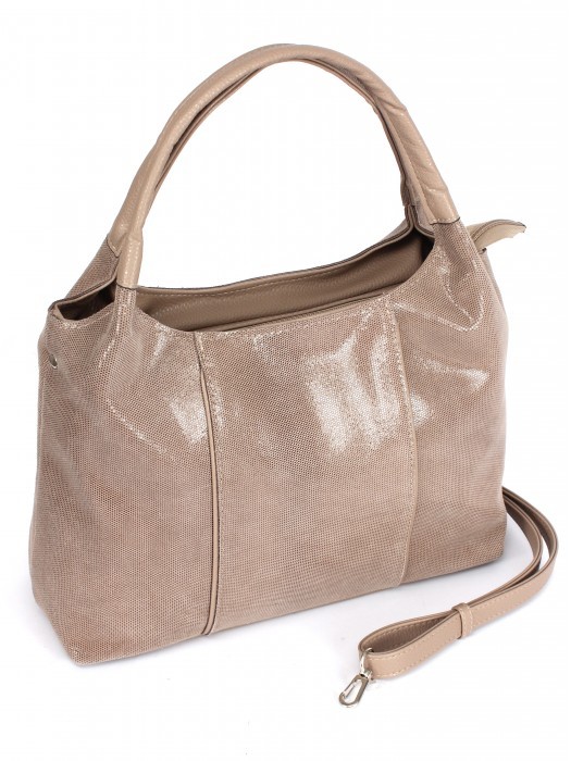 Сумка женская натуральная кожа ADEL-177 (отделка ИСК/КОЖА),  1отд+кар/пер,  капучино SALE 263652