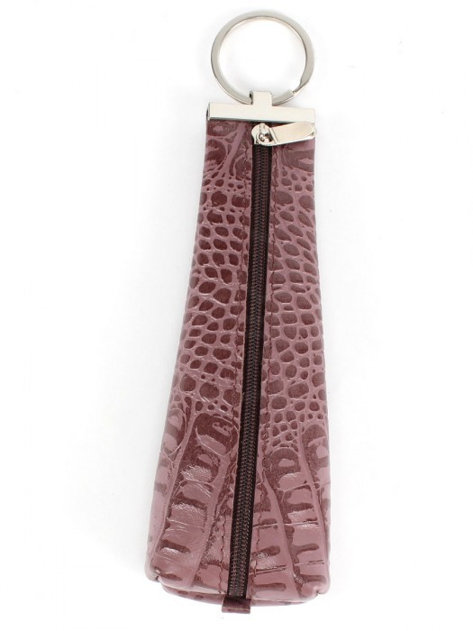 Футляр для ключей Croco-кл-504 (на молнии)  натуральная кожа ирис кайман (252)  265442